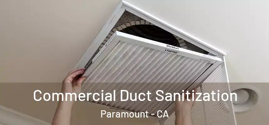 Commercial Duct Sanitization Paramount - CA
