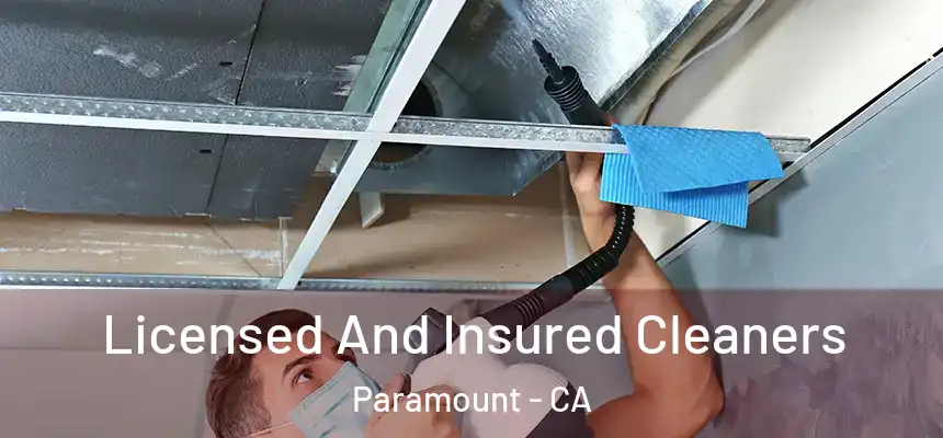 Licensed And Insured Cleaners Paramount - CA